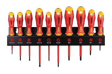 LŁ FELO Ergonic VDE zestaw wkrętaków na szynie