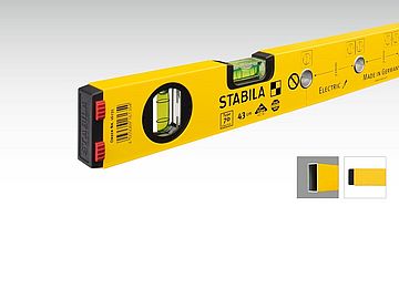 LŁ STABILA 70 poziomica z otworami do znakowania