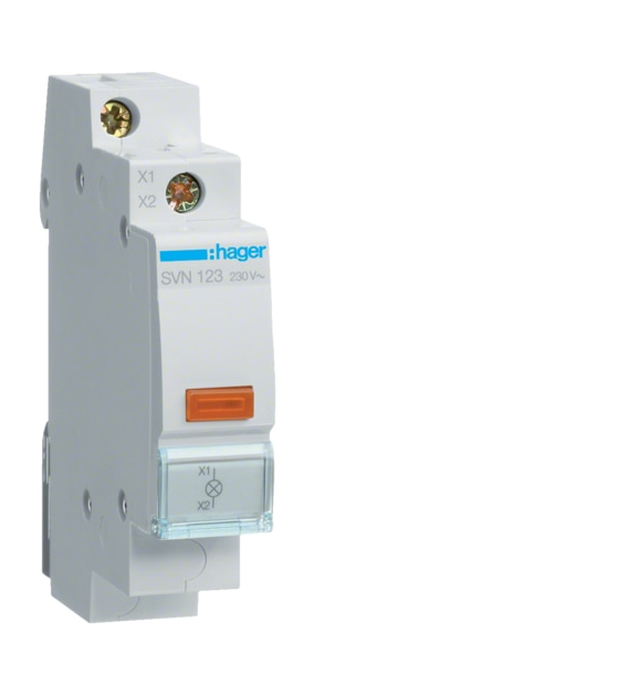 HAGER SVN123 lampka sygnalizacyjna LED 1xPOMARAŃCZ