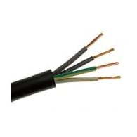 ELEKTROKABEL przewód OWY 4x1 czarny 100m H05VV-F