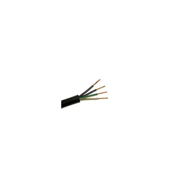 ELEKTROKABEL przewód OWY 4x1 czarny 100m H05VV-F