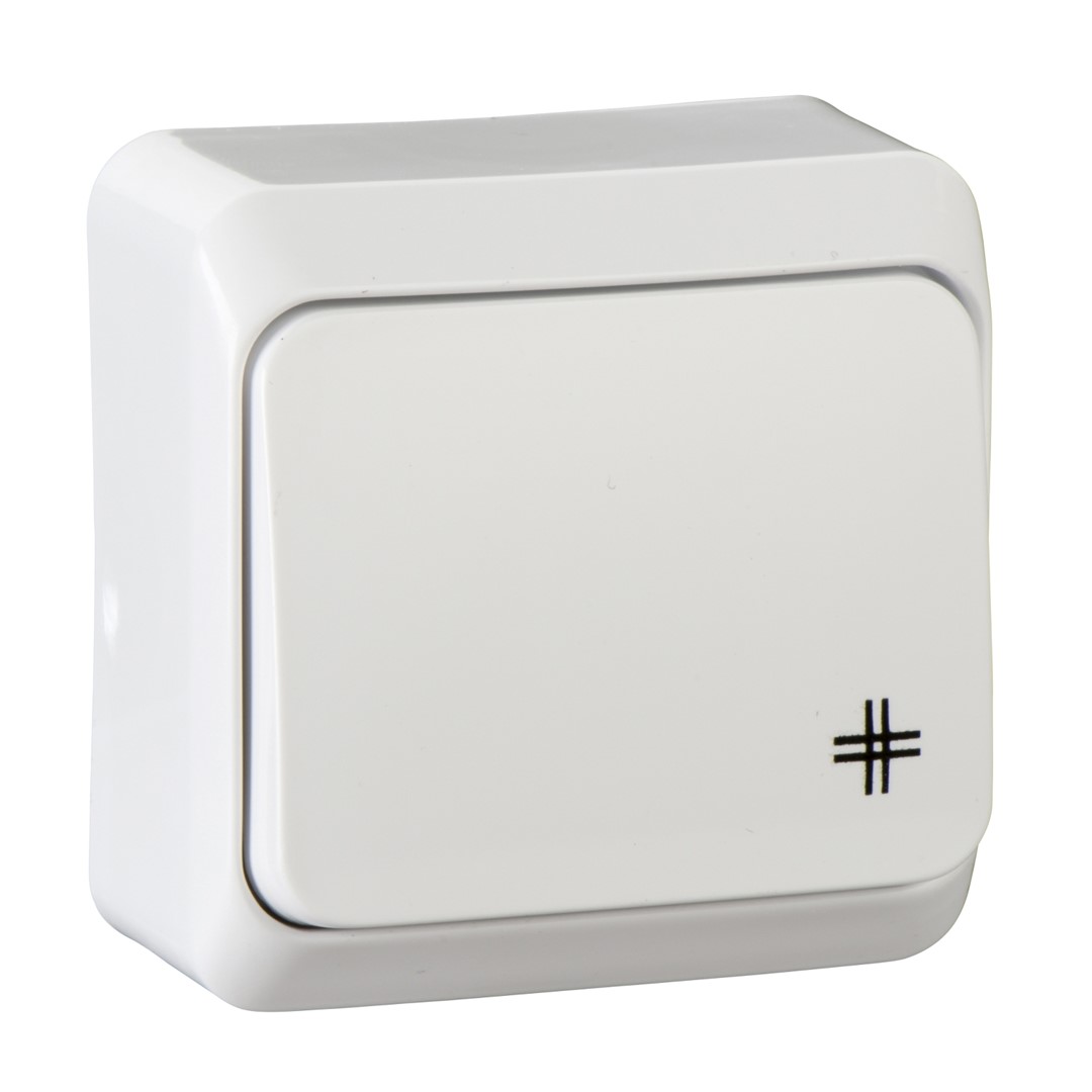 SCHNEIDER PRIMA BIAŁY łącznik krzyżowy