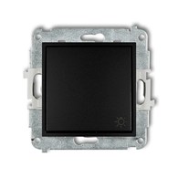 KARLIK MINI CZARNY 12MWP-5 łącznik światło
