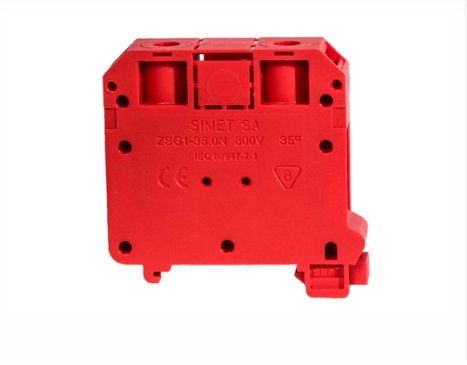SIMET ZSG1-35N złączka szynowa 35mm CZERWONY