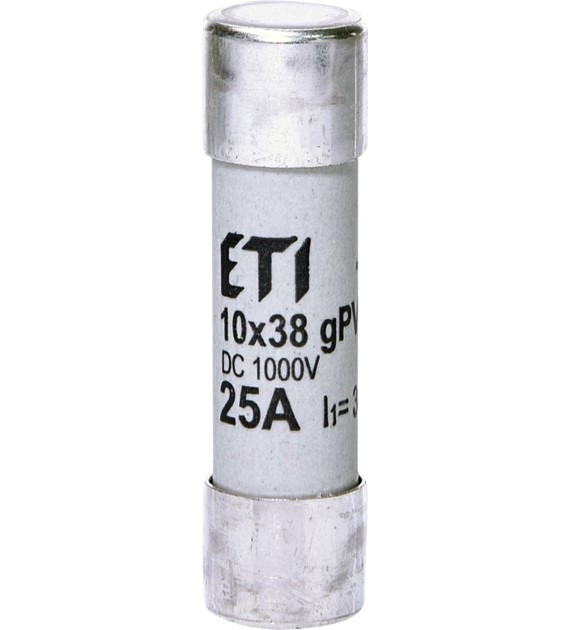 ETI CH10x38 gPV 25A/1000V DC wkładka topikowa