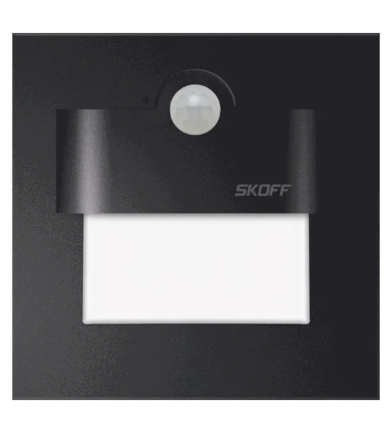 SKOFF TANGO oprawa schodowa LED PIR 6500K CZARNY