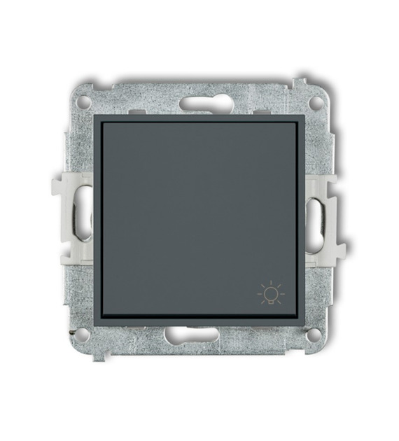 KARLIK MINI GRAFIT MAT 28MWP-5 łącznik światło