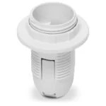 PLASTROL OE-14K oprawka z kołnierzem E14 BIAŁY