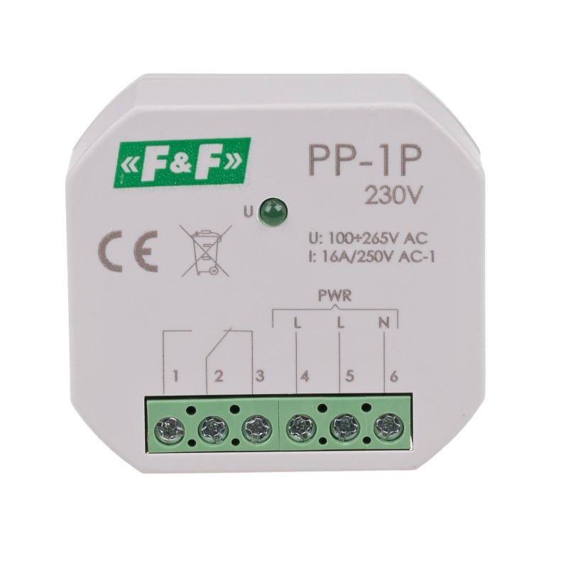 FF PP-1P-230V przekaźnik elektromagnetyczny 1NO/NC