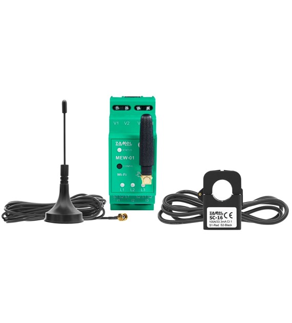 ZAMEL SUPLA MEW-01/ANT-1F+N monitor energii+antena