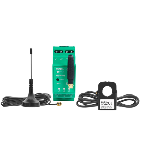 ZAMEL SUPLA MEW-01/ANT-1F+N monitor energii+antena