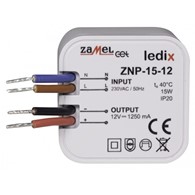 ZAMEL LEDIX ZNP-15-12 zasilacz LED dopuszkowy 12V