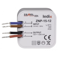 ZAMEL LEDIX ZNP-15-12 zasilacz LED dopuszkowy 12V