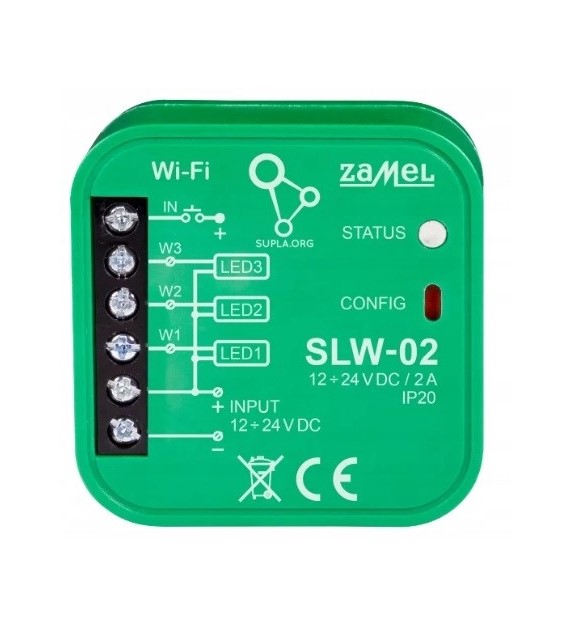 ZAMEL SUPLA SLW-02 sterownik oświetlenia LED WiFi