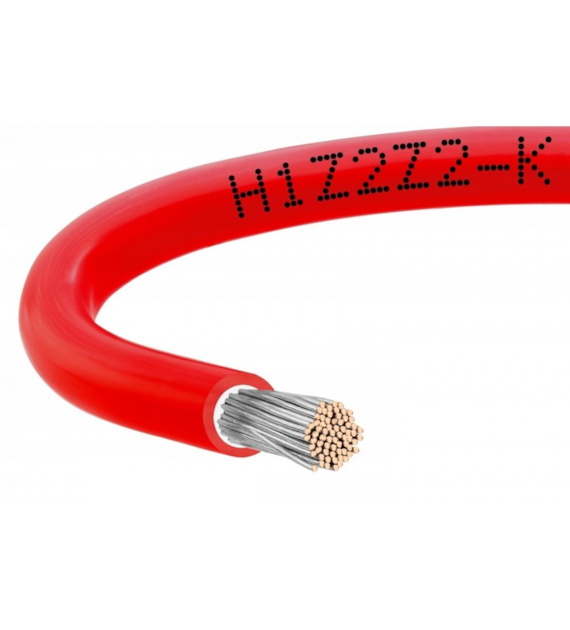 TECHNOKABEL SOLARTECH-4 1x6 czerwony H1Z2Z2-K 500m