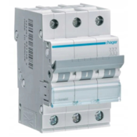 HAGER MCN363E wyłącznik nadprądowy 3P C63A 6kA AC