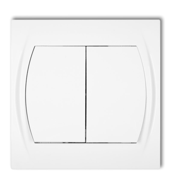 KARLIK LOGO BIAŁY LWP-2 łącznik x2 świecznikowy