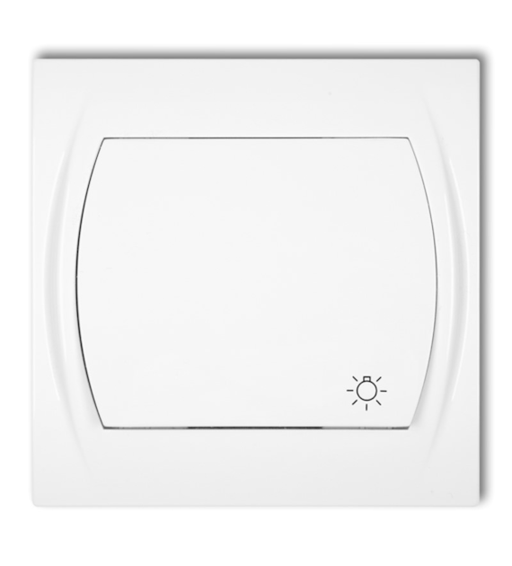 KARLIK LOGO BIAŁY LWP-5 łącznik x1 przycisk światł