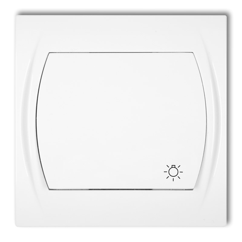 KARLIK LOGO BIAŁY LWP-5 łącznik x1 przycisk światł