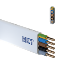 NKT przewód YDYpżo 450/750V 5x6 biały