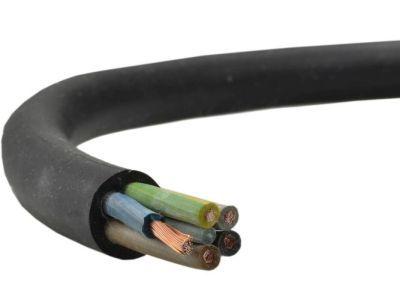 ELEKTROKABEL przewód OWżo 5x1,5 12m