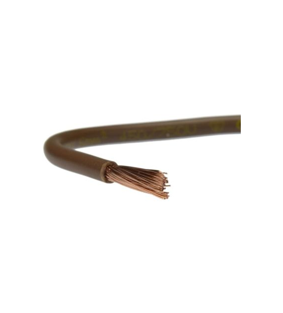 ELEKTROKABEL przewód LgY 0,5 H05V-K brązowy 100m