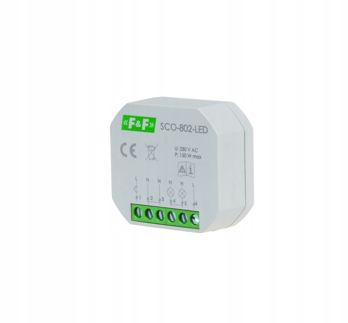 FF SCO-802-LED ściemniacz oświetlenia 230V