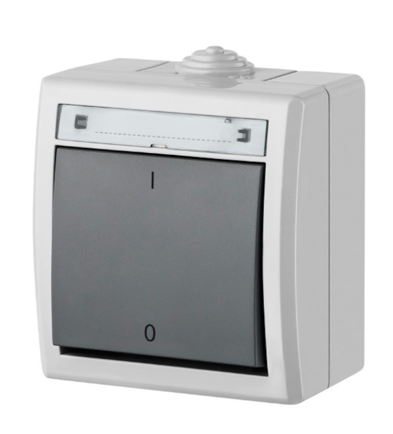 NASIELSK AQUANT IP55 SZARY ŁNT-2 łącznik x1