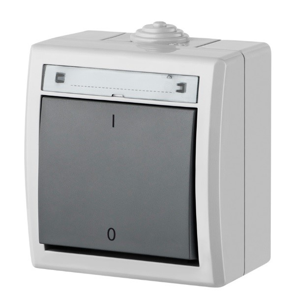 NASIELSK AQUANT IP55 SZARY ŁNT-2 łącznik x1