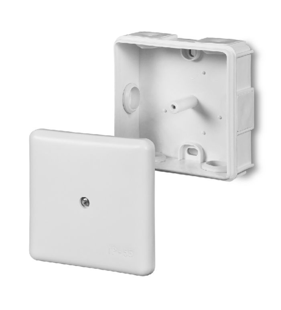 NASIELSK EP-LUX IP55 puszka n/t 86x86x39mm pusta