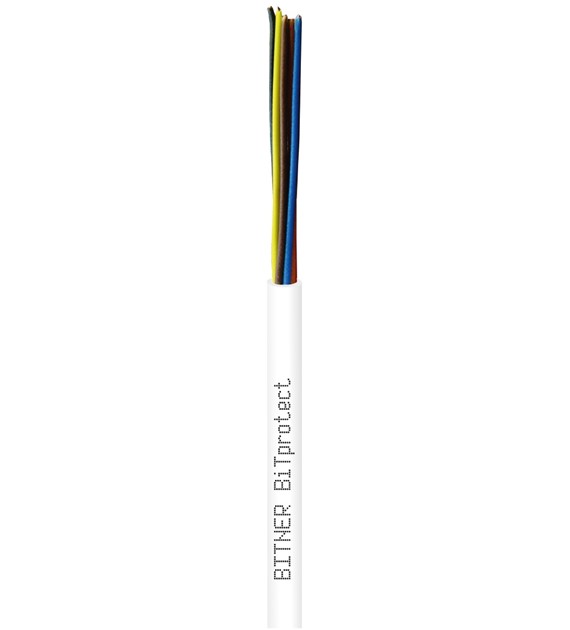 BITNER przewód YTDY 12x0,5mm biały 100m