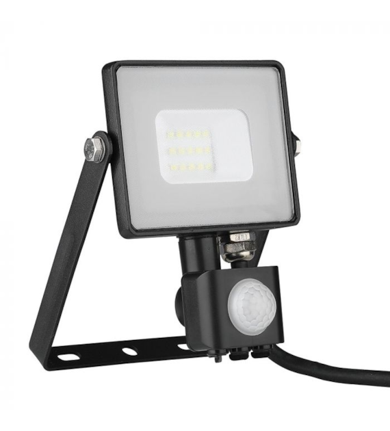 V-TAC VT-10-S-B naświetlacz 10W 800lm 4000K PIR