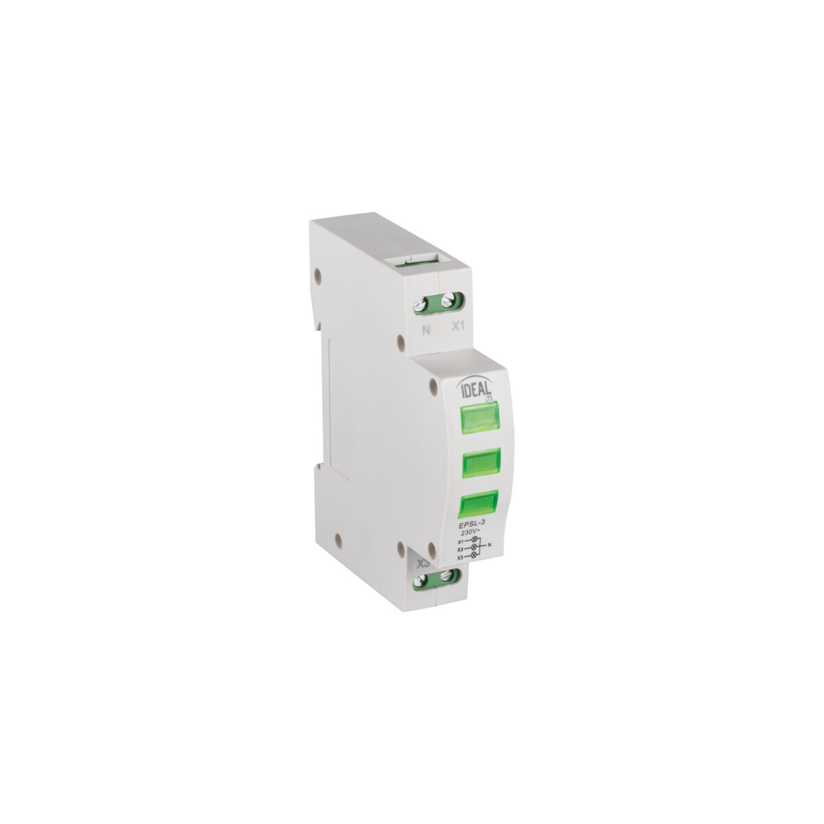 KANLUX IDEAL KLI-3G lampka kontrolna 3F ZIELONY