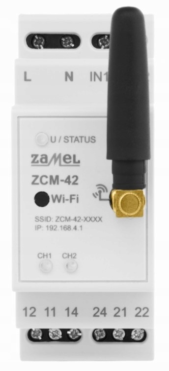 ZAMEL EXTA ZCM-42 programator czasowy WiFi 16A