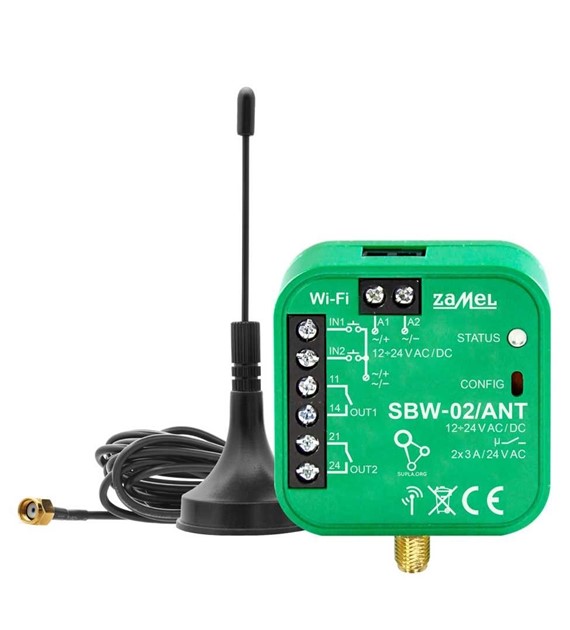 ZAMEL SUPLA SBW-02/ANT sterownik bram + ANTENA