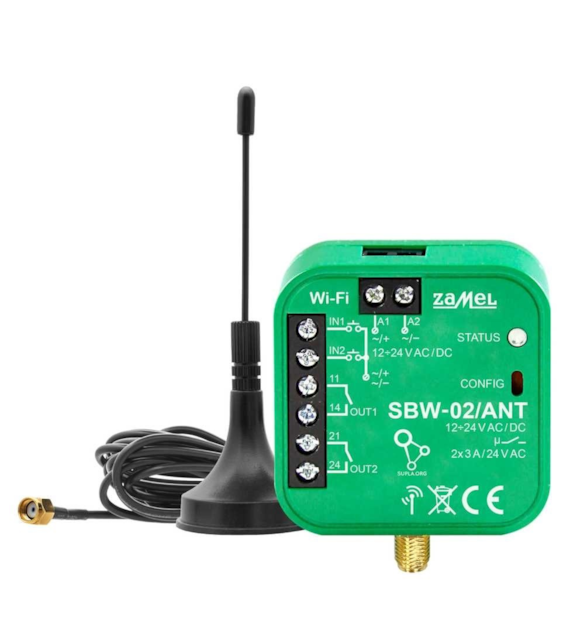 ZAMEL SUPLA SBW-02/ANT sterownik bram + ANTENA