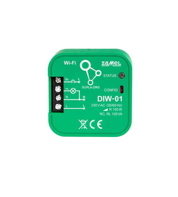 ZAMEL SUPLA DIW-01 ściemniacz oświetlenia WiFi