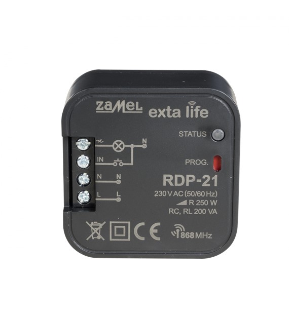 ZAMEL EXTA LIFE RDP-21 radiowy ściemniacz światła