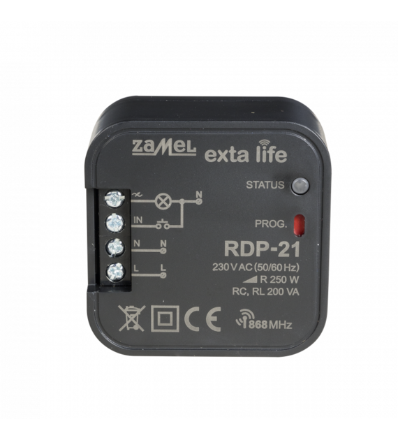 ZAMEL EXTA LIFE RDP-21 radiowy ściemniacz światła