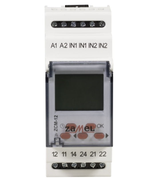 ZAMEL EXTA ZCM-12 programator czasowy 2-kanałowy