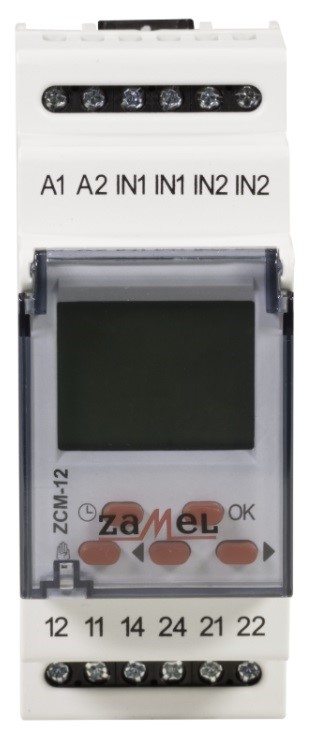 ZAMEL EXTA ZCM-12 programator czasowy 2-kanałowy
