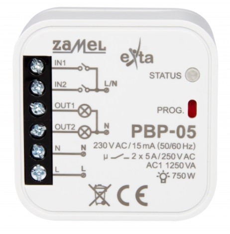 ZAMEL EXTA PBP-05 przekaźnik bistabilny dopuszkowy