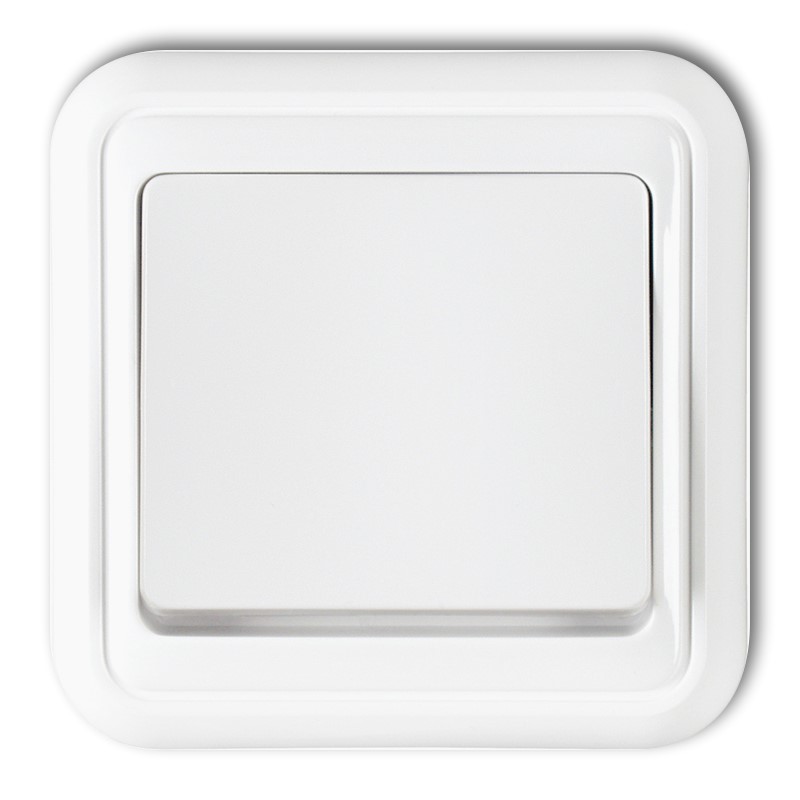 KARLIK LIZA BIAŁY WPT-1L łącznik x1 podświetlany