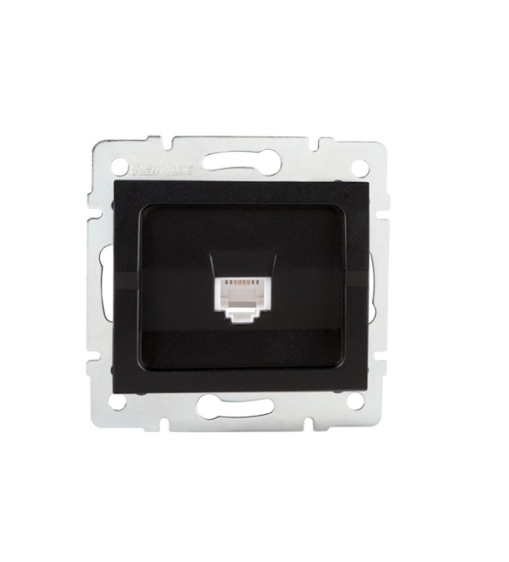 KANLUX MOWION CZARNY LOGI 02-1370-042 gniazdo tele