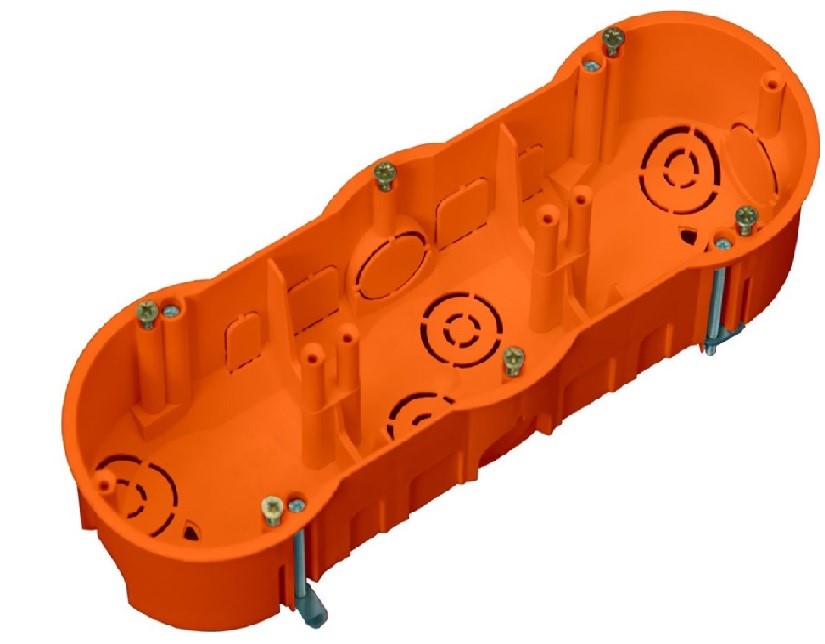 PAWBOL PK60 puszka do gipsu płytka z wkrętami x3