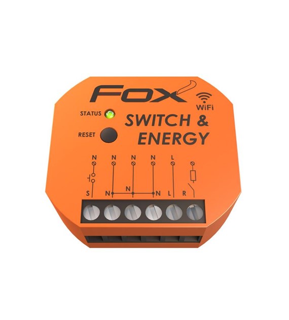 FF FOX WI-R1S1-P SWITCH & ENERGY przekaźnik Wi-Fi