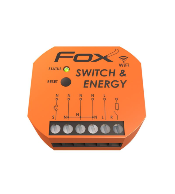 FF FOX WI-R1S1-P SWITCH & ENERGY przekaźnik Wi-Fi
