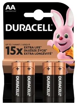 DURACELL LR6 bateria alkaliczna AA blister 4szt