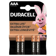 DURACELL LR03 bateria alkaliczna AAA blister 4szt
