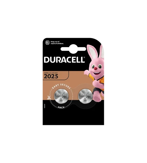 DURACELL CR2025 bateria litowa blister 2szt
